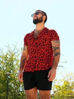 Camisa Solapa Red Animal