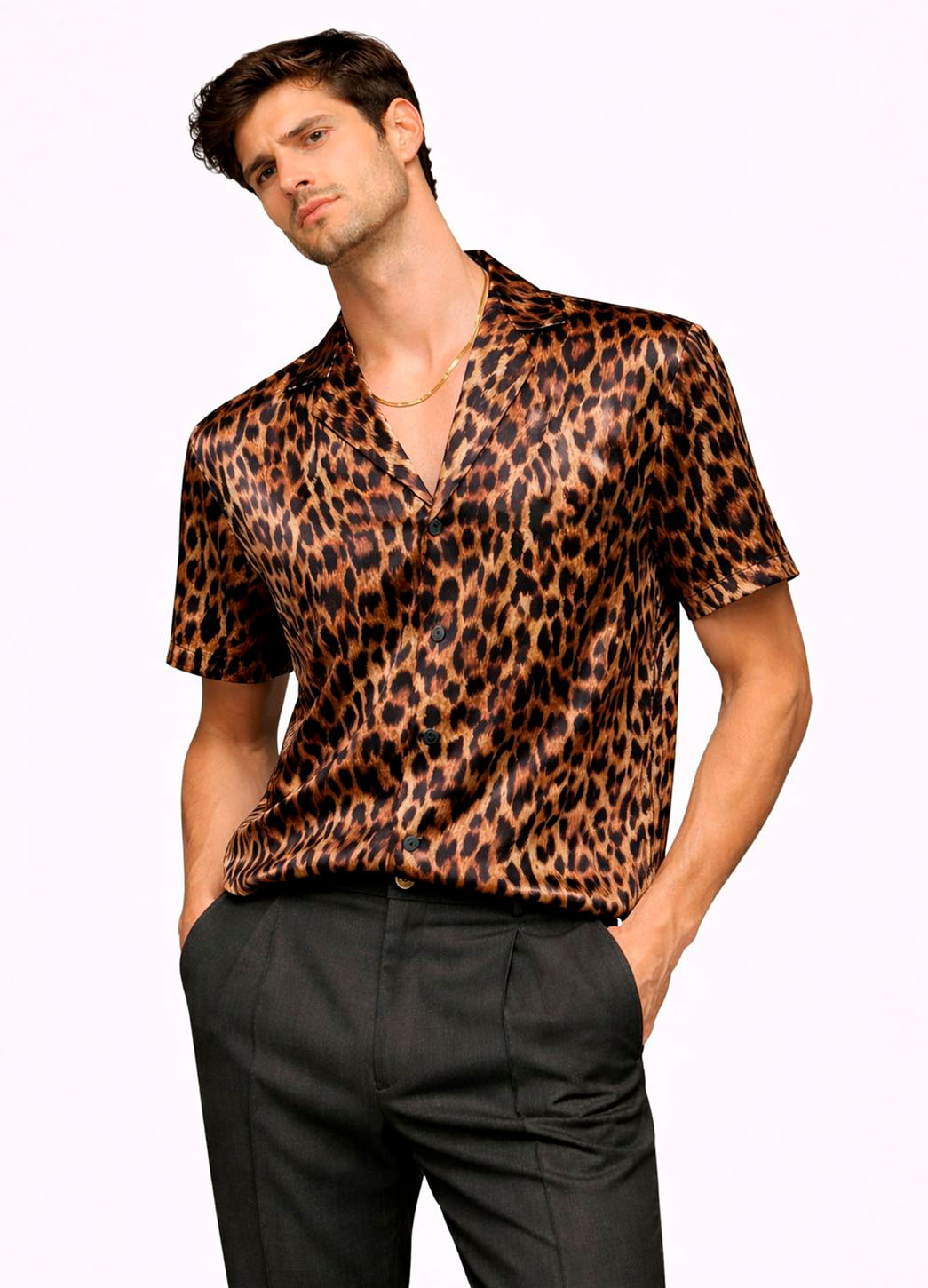 Camisa Satinada Cheet