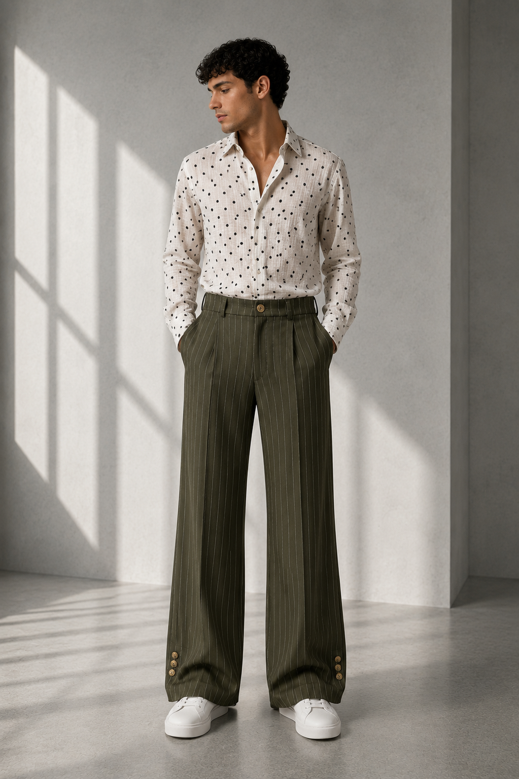 Pantalon Fitz Pinstripe